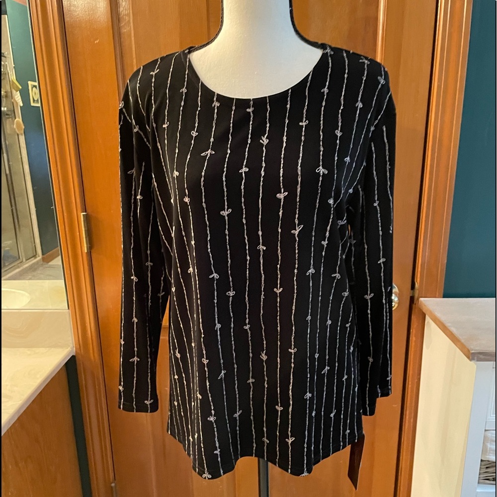 Ashli Acetate Lon-Sleeved Top